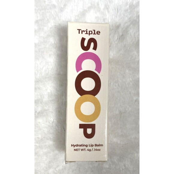 The Beauty Spy Triple Scoop Hydrating Lip Balm Stocking Stuffer Brand New NIB - Picture 1 of 3